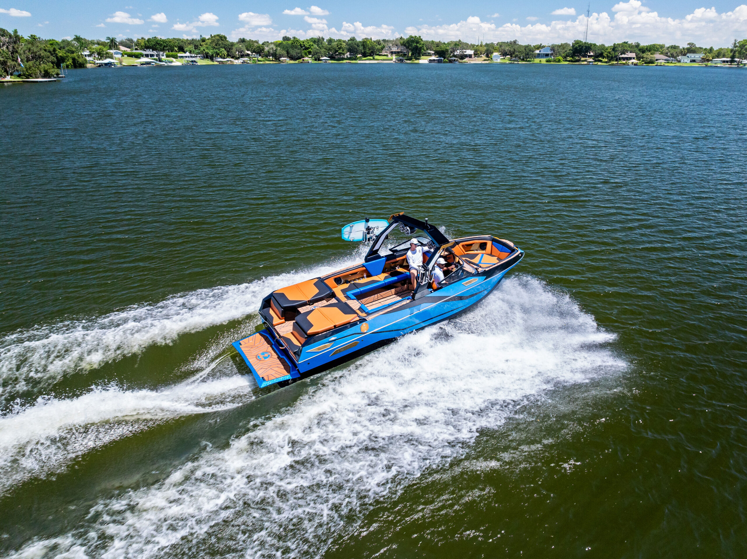 Genesis 24 running on the water in Southwest Florida